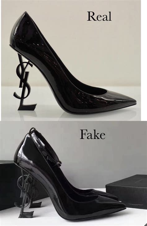 how to spot fake ysl tribute heels|are ysl shoes real.